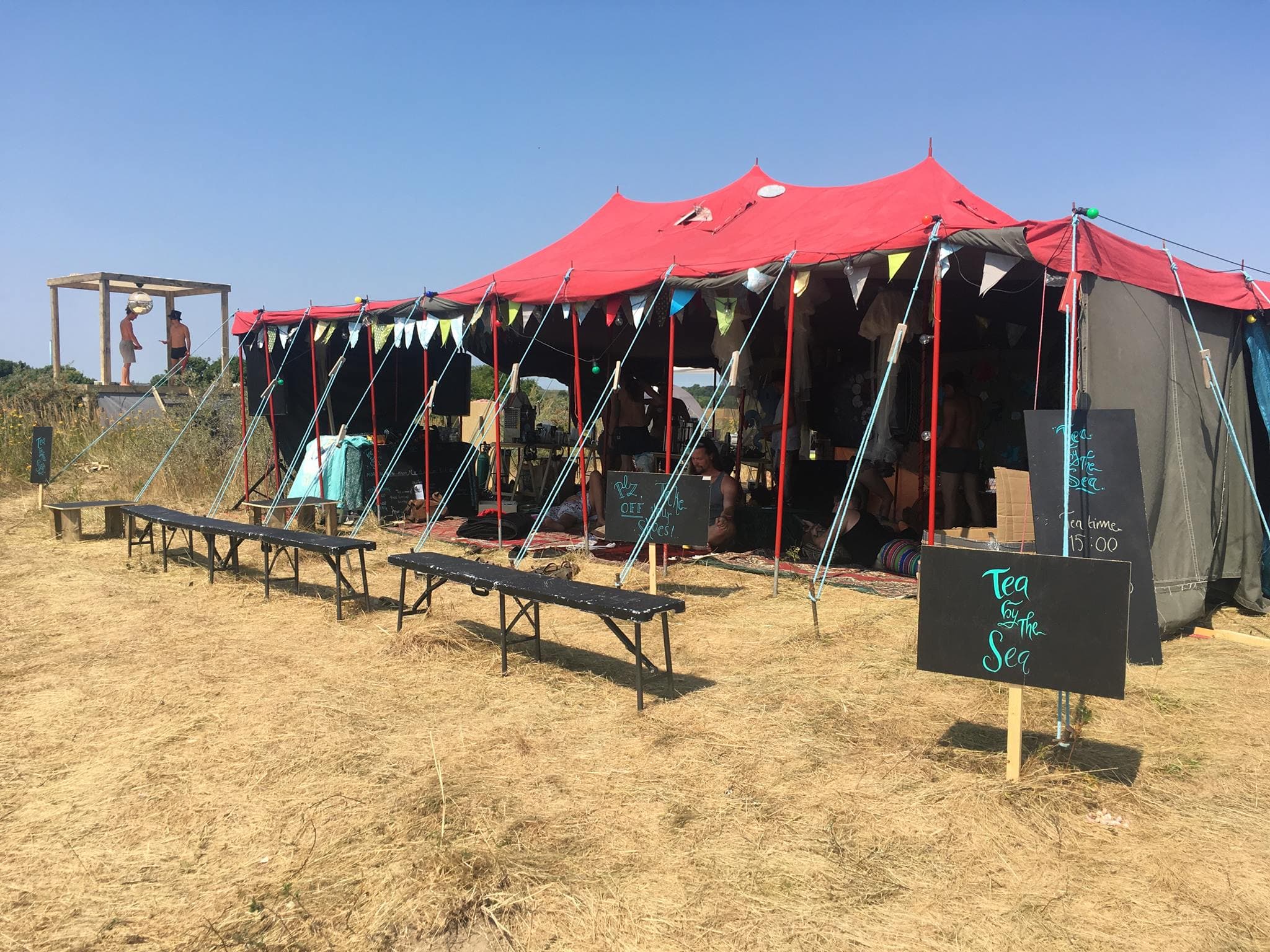 Tea by the Sea 2018 — the camp