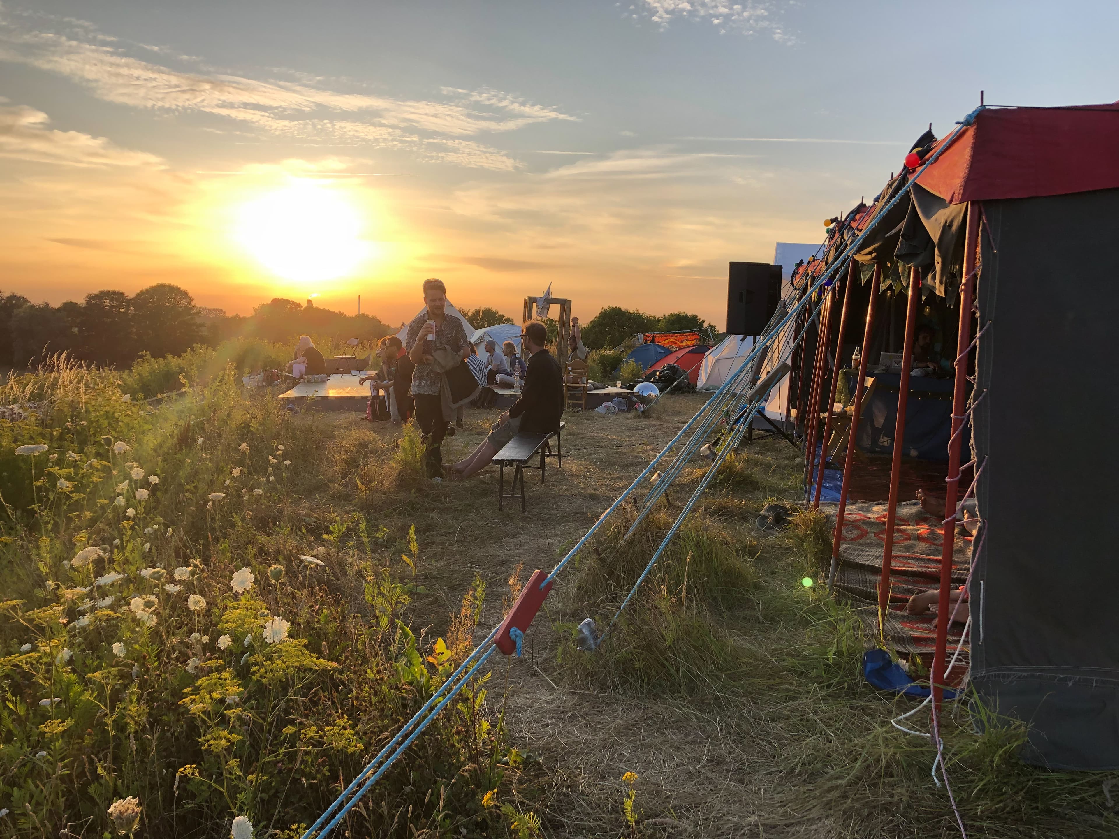 Tea by the Sea 2019 — the camp