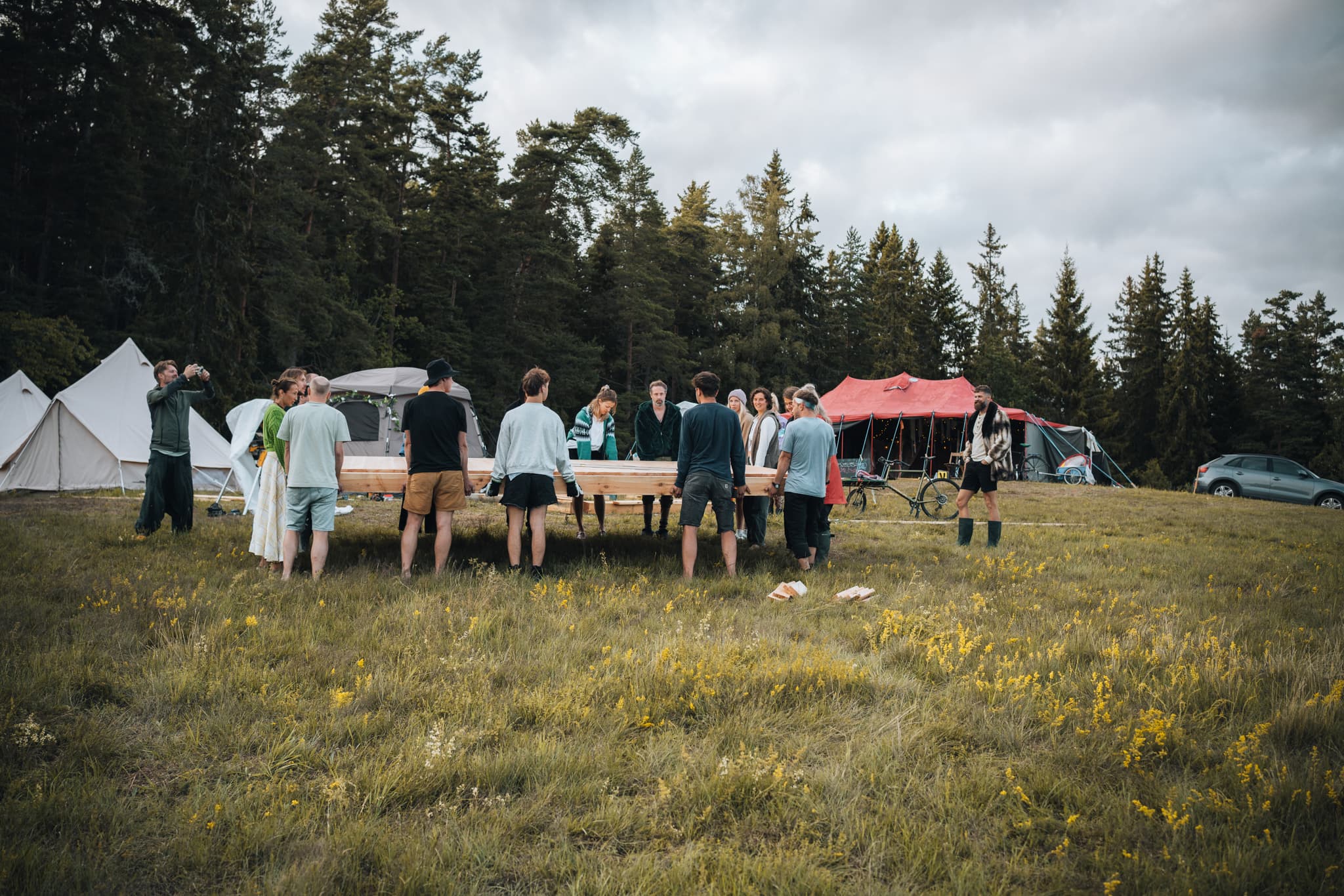 Tea by the Sea 2023 — the camp